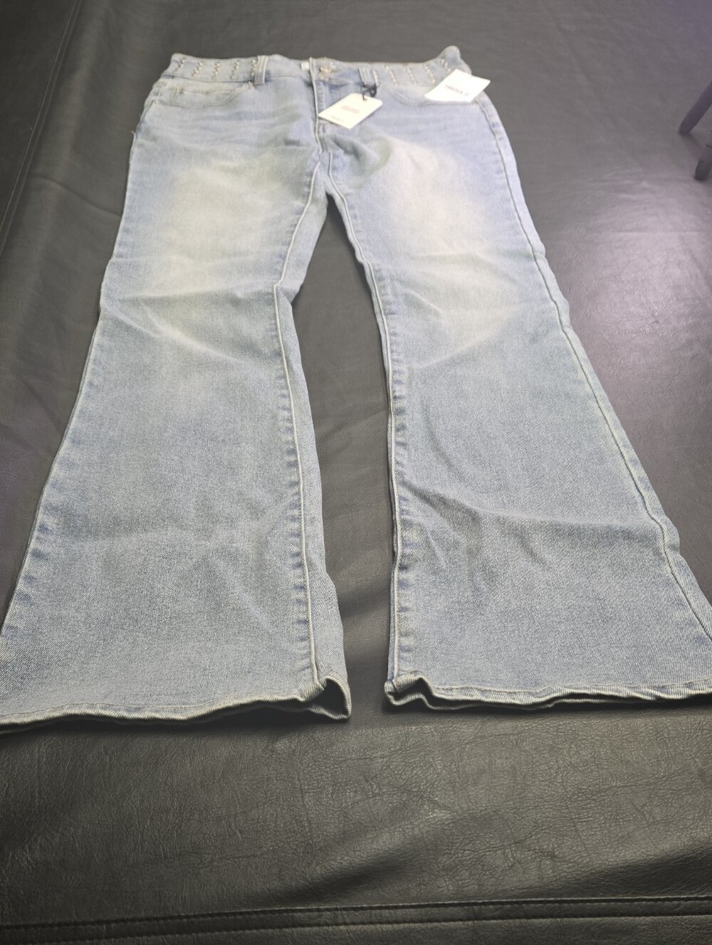 Forever 21 Light Wash Flared Jeans